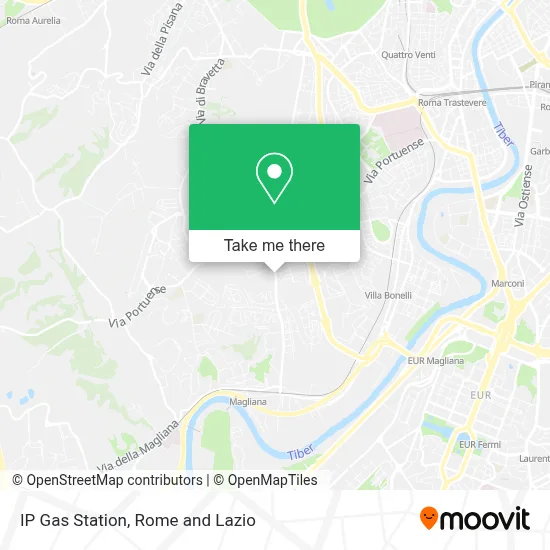 IP Gas Station map