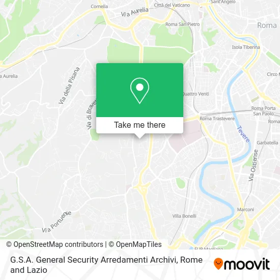 G.S.A. General Security Furniture Archives map