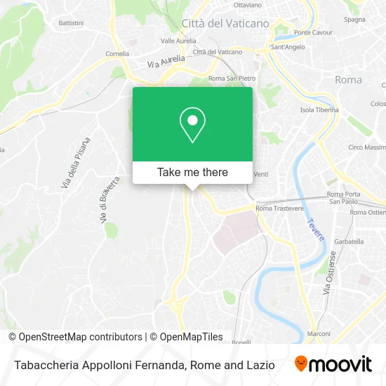 Appolloni Fernanda Tobacco Shop map