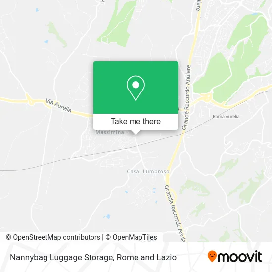 Nannybag Luggage Storage map