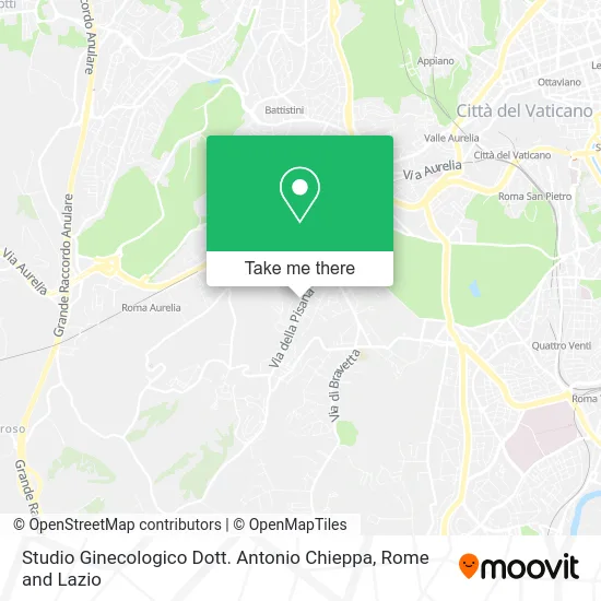 Gynecological Studio Dr. Antonio Chieppa map
