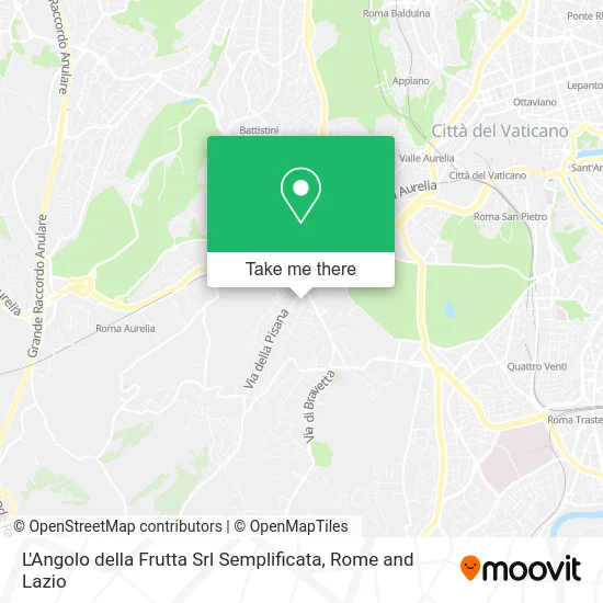 L'Angolo della Frutta Simplified Srl map