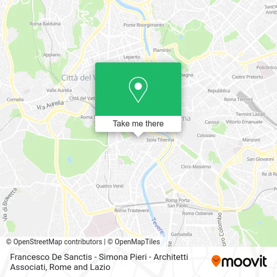 Francesco De Sanctis - Simona Pieri - Associated Architects map