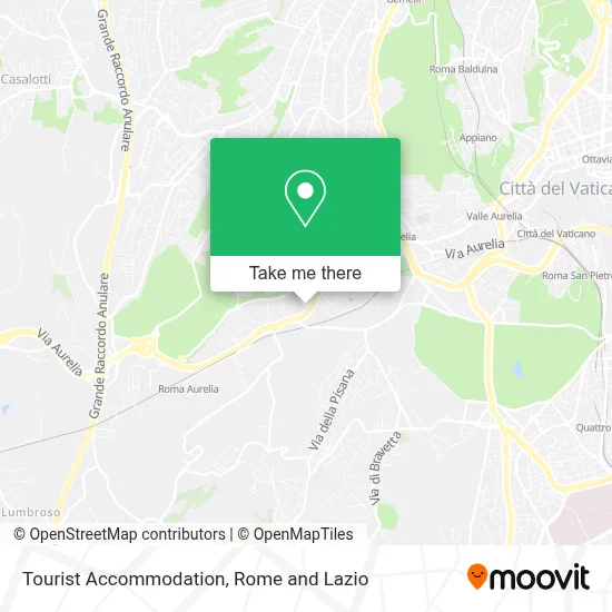 Tourist Accommodation map