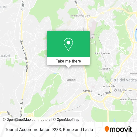 Tourist Accommodation 9283 map