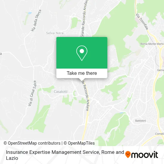 Insurance Expertise Management Service map