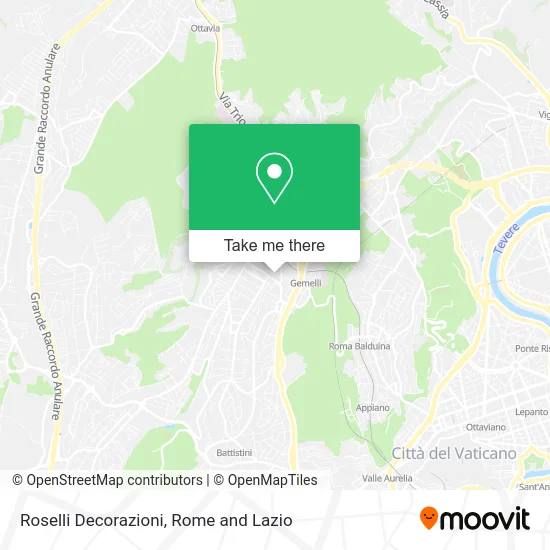 Roselli Decorations map