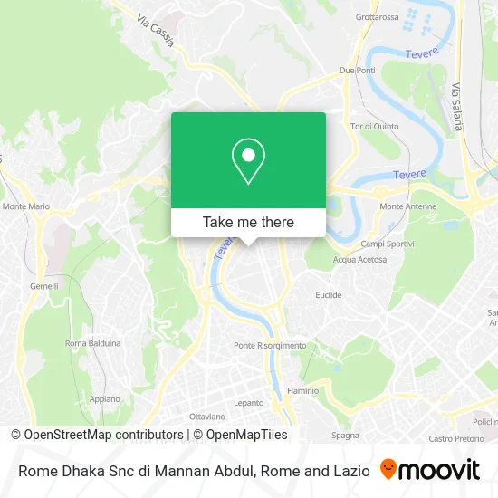 Rome Dhaka Snc by Mannan Abdul map