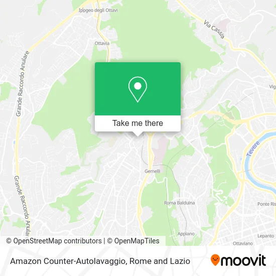 Amazon Counter-Autolavaggio map