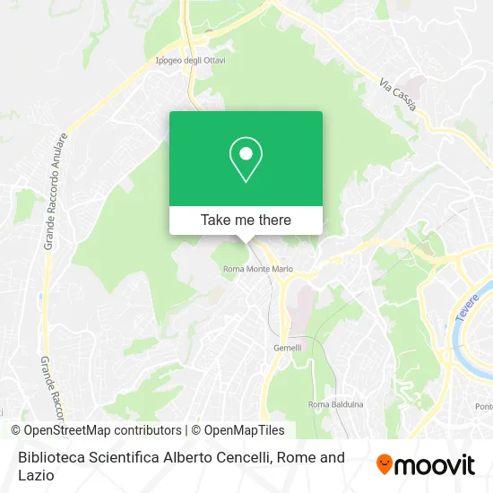 Alberto Cencelli Scientific Library map