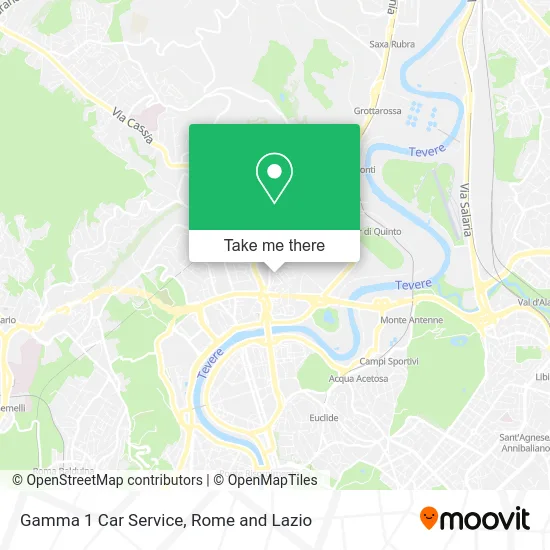 Gamma 1 Car Service map