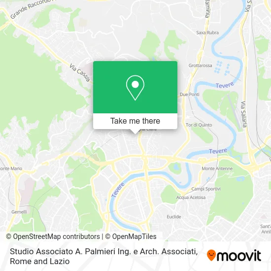 Associated Studio A. Palmieri Engineering and Architecture map