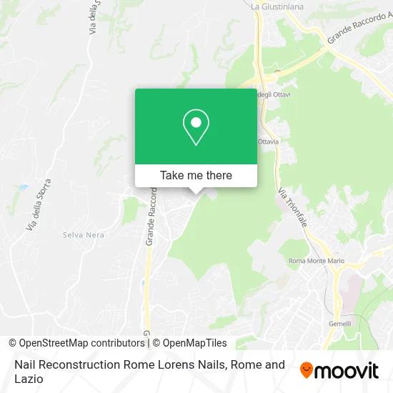 Nail Reconstruction Rome Lorens Nails map