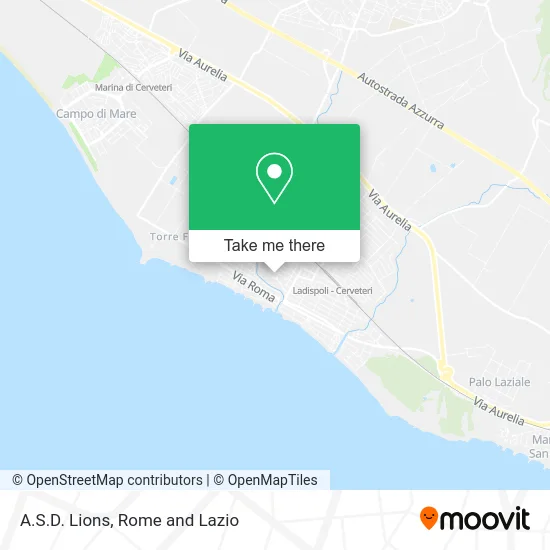 A.S.D. Lions map
