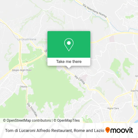 Tom di Lucaroni Alfredo Restaurant map