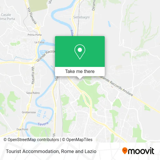Tourist Accommodation map
