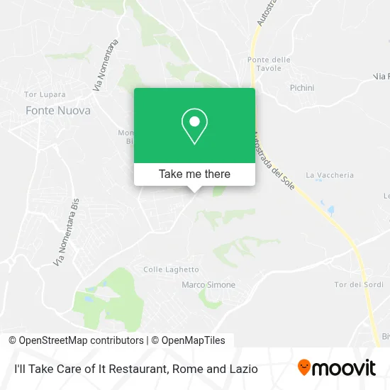 I'll Take Care of It Restaurant map
