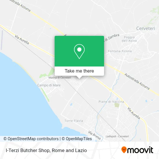 I-Terzi Butcher Shop map