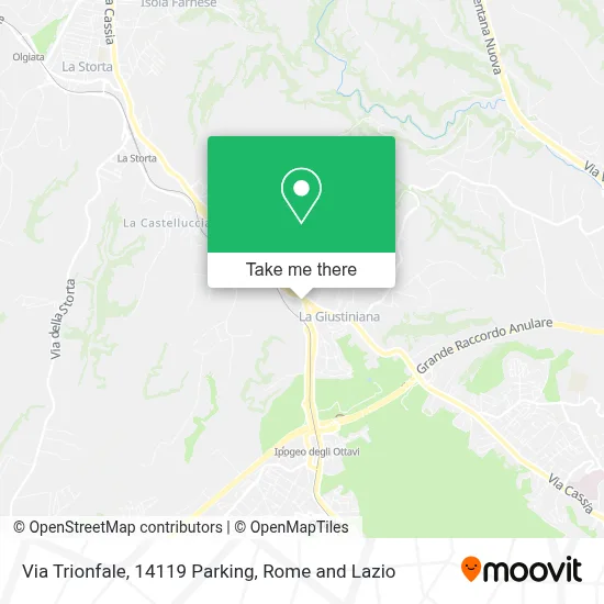 Via Trionfale, 14119 Parking map