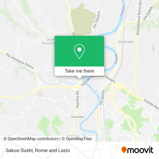 Sakoo Sushi map