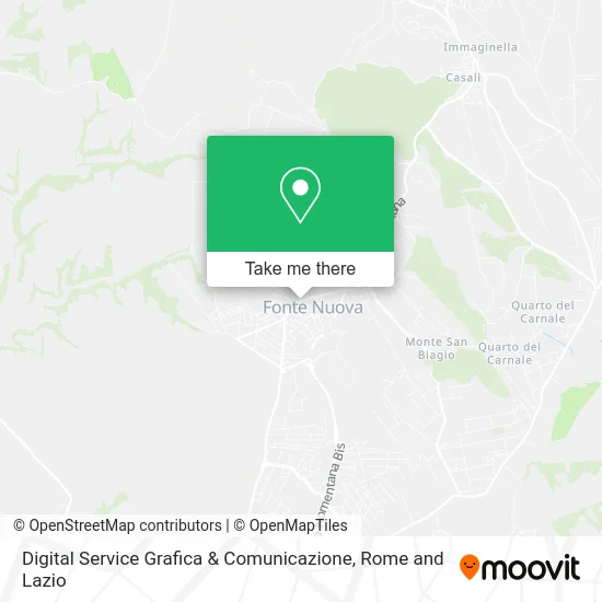 Digital Service Graphics & Communication map