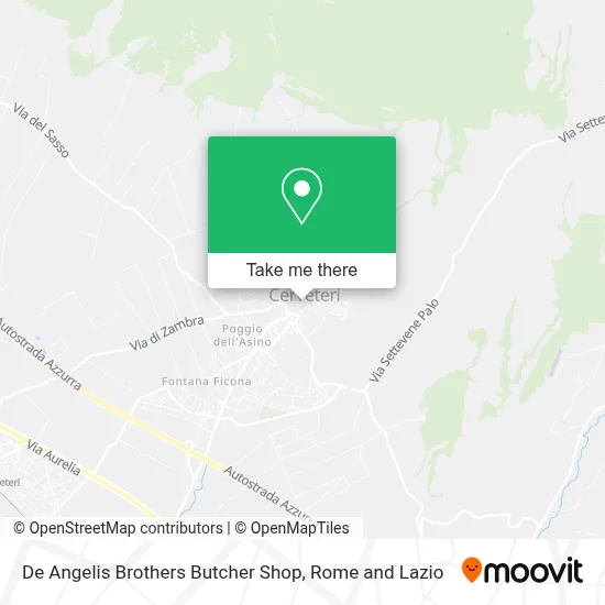 De Angelis Brothers Butcher Shop map