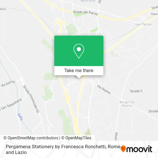 Pergamena Stationery by Francesca Ronchetti map