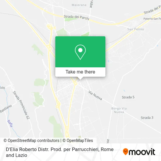 Roberto D'Elia Hairdresser Product Distributor map