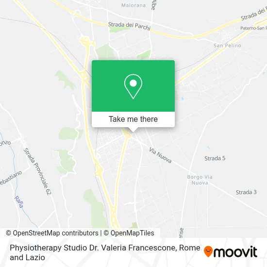 Physiotherapy Studio Dr. Valeria Francescone map