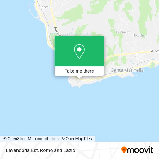 Lavanderia Est map