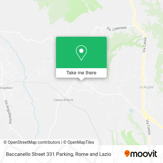 Baccanello Street 331 Parking map