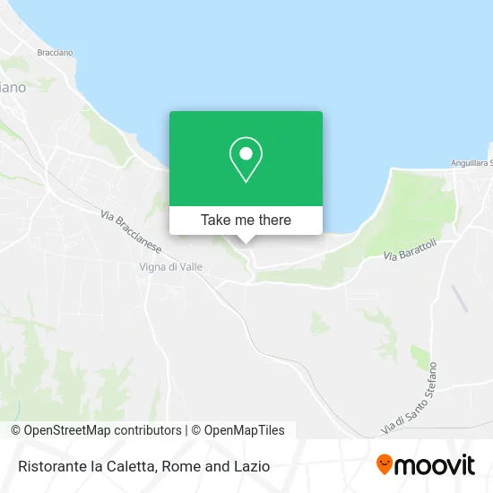 La Caletta Restaurant map