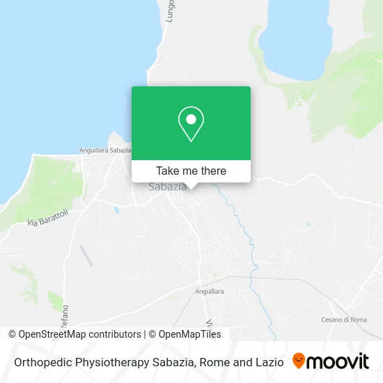 Orthopedic Physiotherapy Sabazia map
