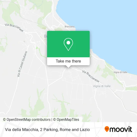 Macchia Street, 2 Parking map