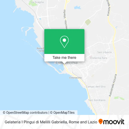 Gelateria I Pingui di Melilli Gabriella map