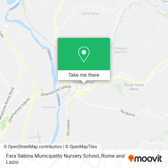 Fara Sabina Municipality Nursery School map