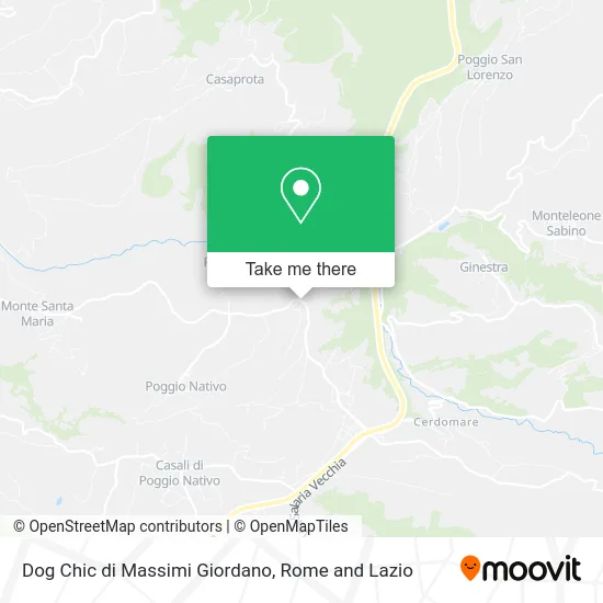 Dog Chic by Massimi Giordano map
