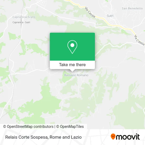Relais Corte Sospesa map