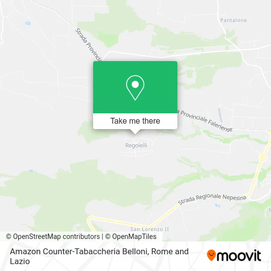 Amazon Counter-Tabaccheria Belloni map