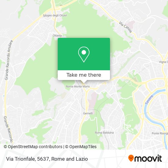 Via Trionfale, 5637 map