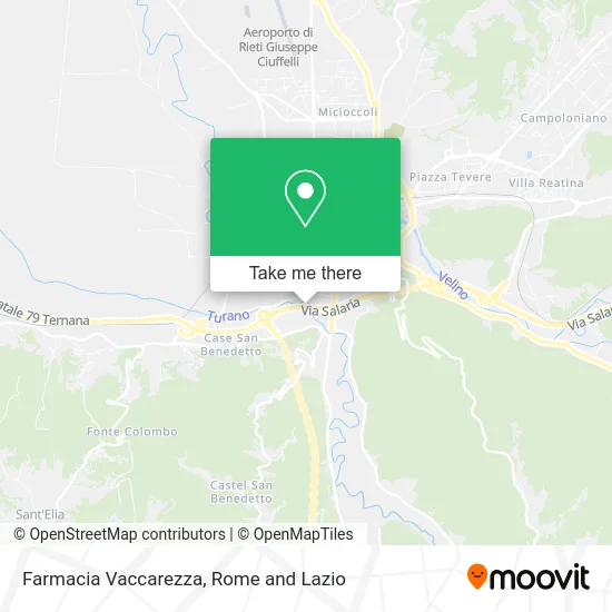 Vaccarezza Pharmacy map