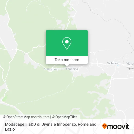 Modacapelli a&D di Divina e Innocenzo map