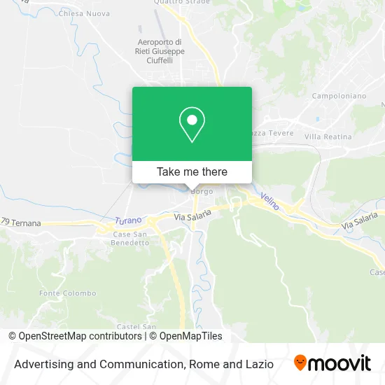 Advertising and Communication map