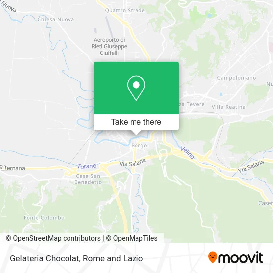 Chocolat Gelato map