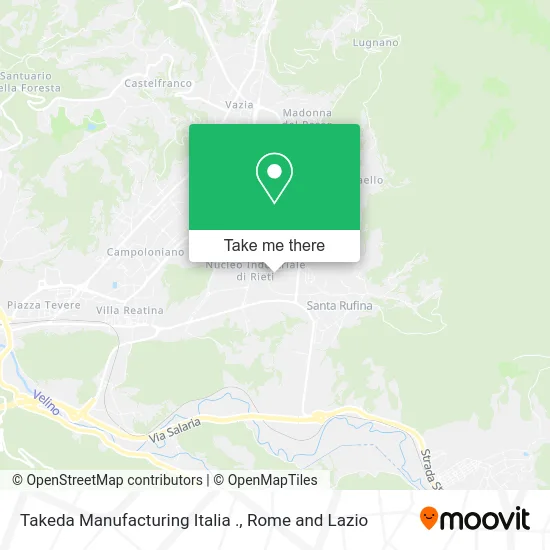 Takeda Manufacturing Italia map