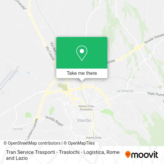 Tran Service Transports - Removals - Logistics map
