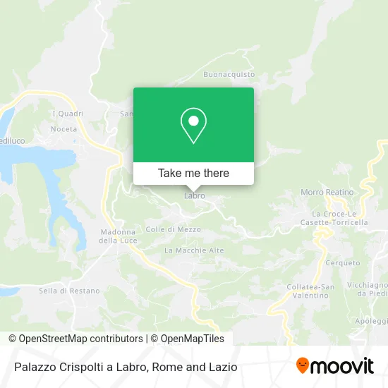 Palazzo Crispolti a Labro map