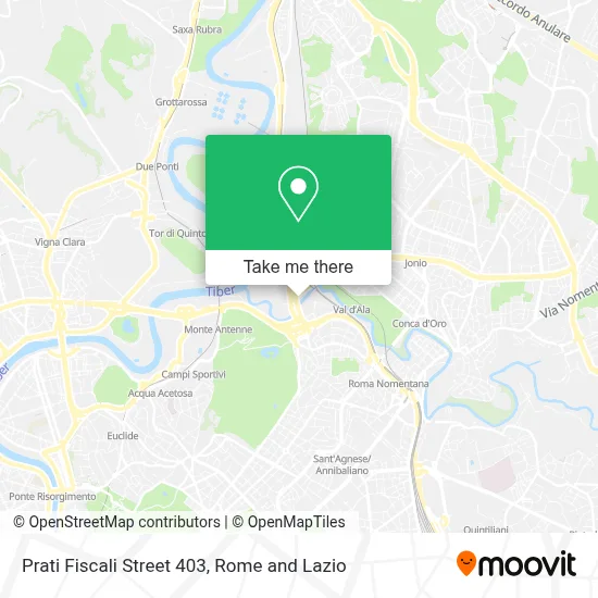Prati Fiscali Street 403 map