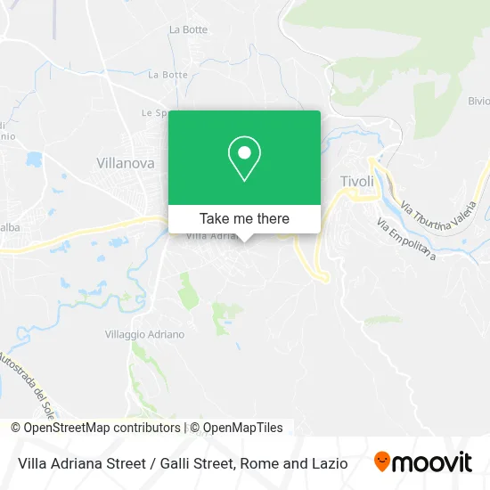 Villa Adriana Street / Galli Street map