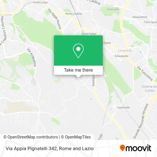 Appia Pignatelli Street 342 map